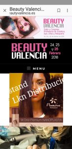 stand nanoplastia beauty Valencia WONE 2018