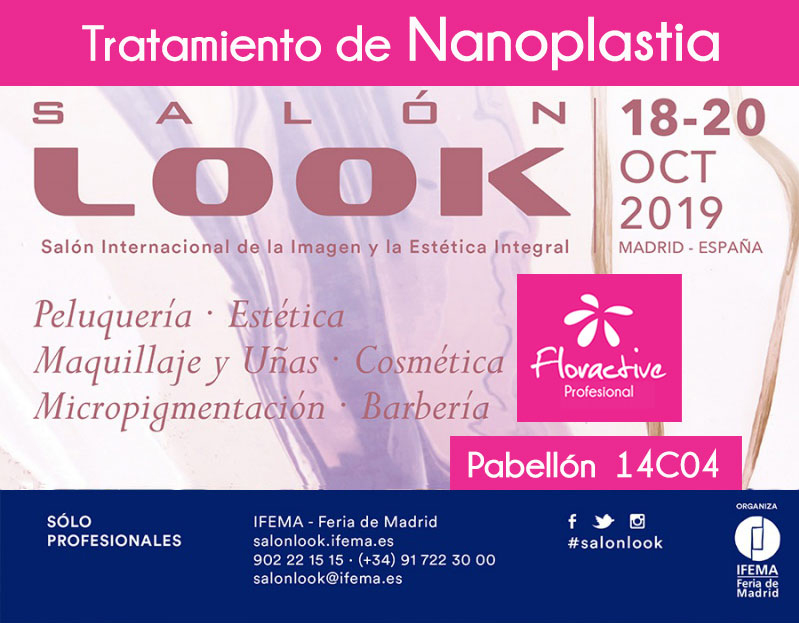 La Nanoplastia de Floractive estará presente en el Salón Look 2019 del IFEMA del 18 al 20 de Octubre